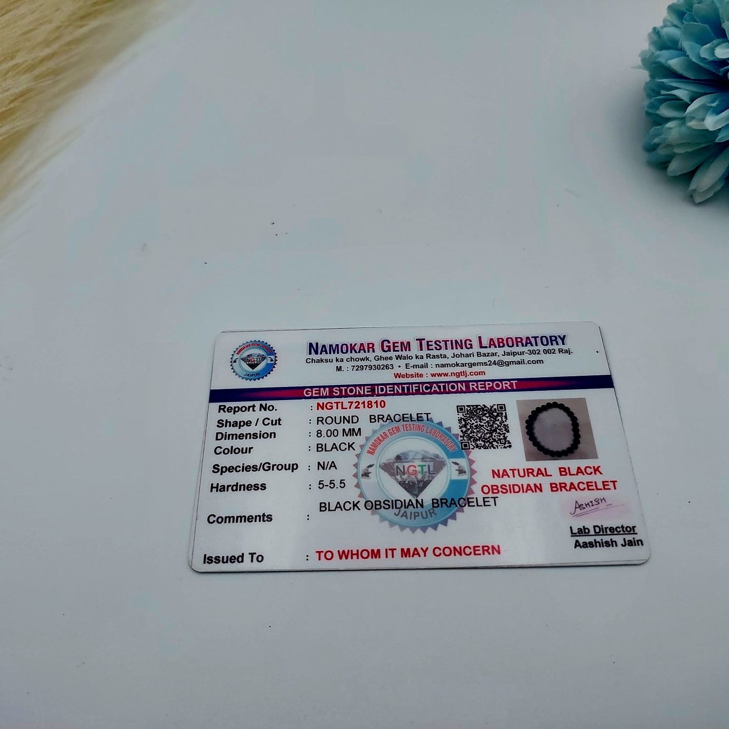 Black Obsidian Bracelet