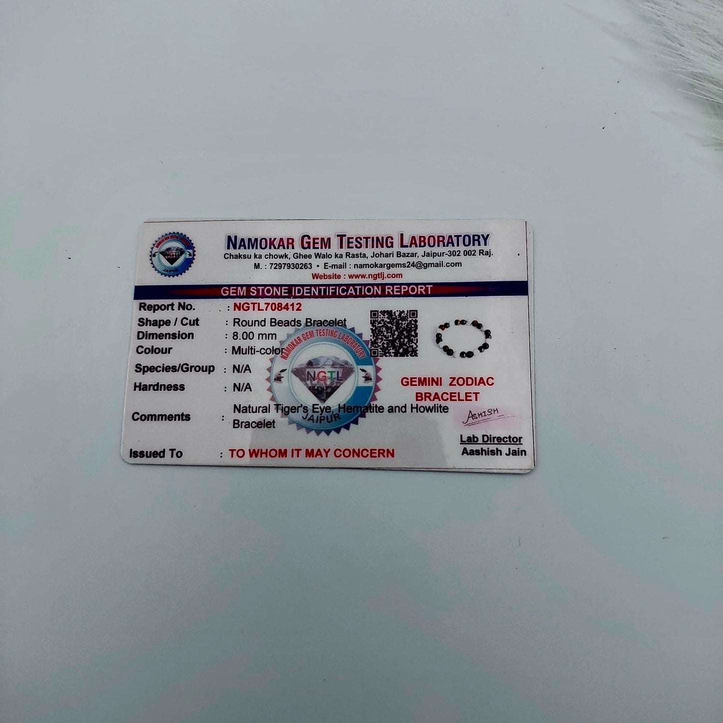 Gemini Zodiac Bracelet (May 21 – June 20)