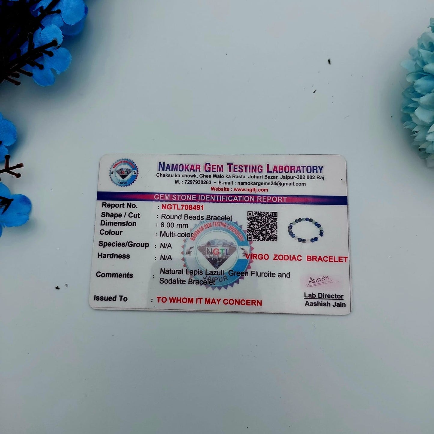 Virgo Zodiac Bracelet (August 23 – September 22)