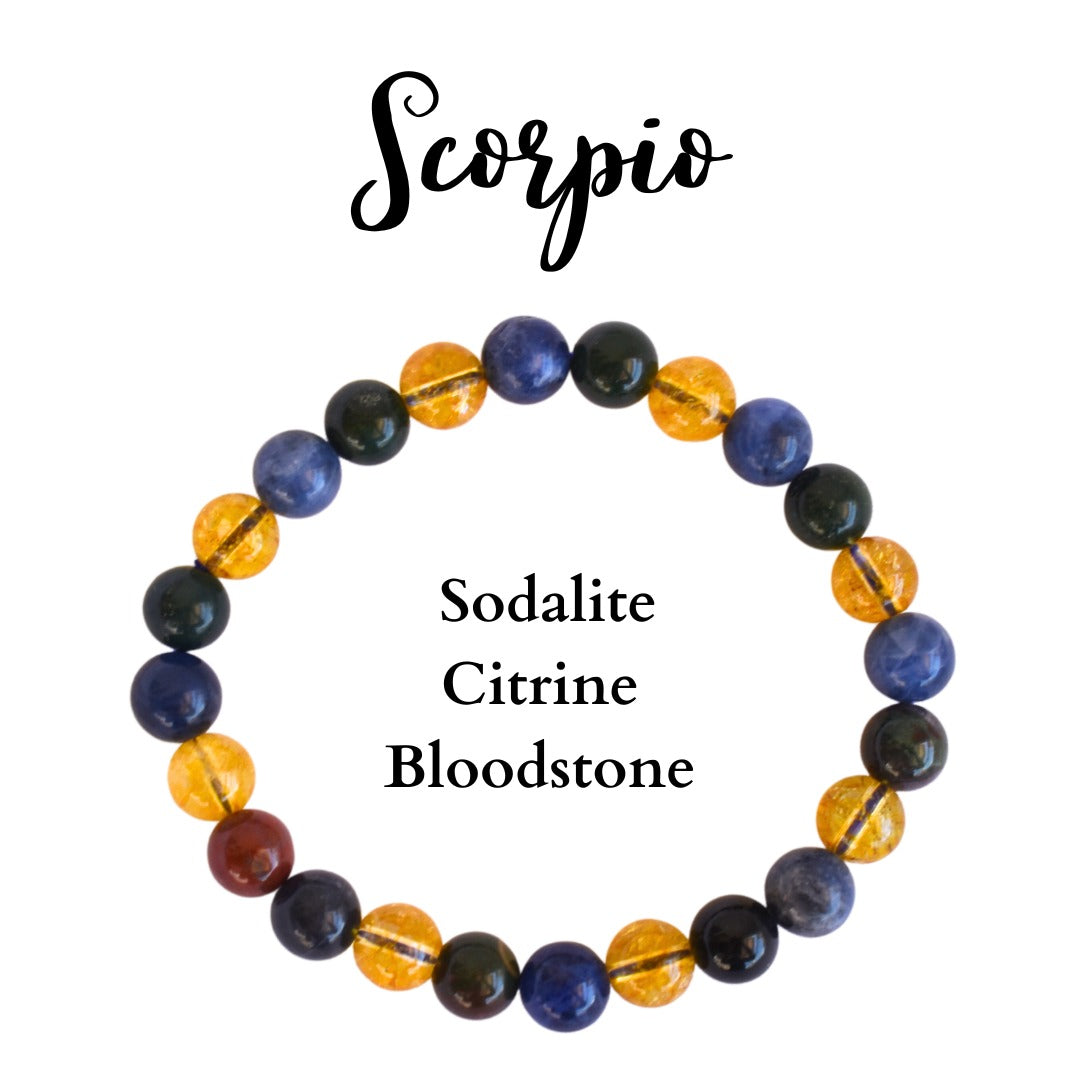 Scorpio Zodiac Bracelet (October 23 – November 21)
