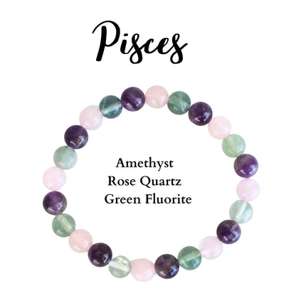 Pisces Zodiac Bracelet (February 19 – March 20)