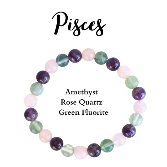 Pisces Zodiac Bracelet (February 19 – March 20)