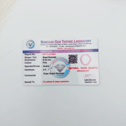 Rose Quartz Bracelet