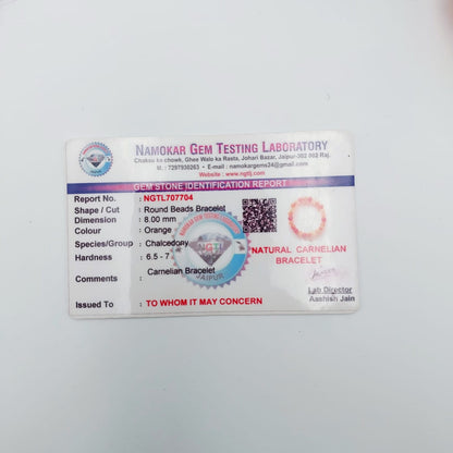 Carnelian Bracelet