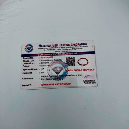 Aries Zodiac Bracelet (March 21 – April 19)