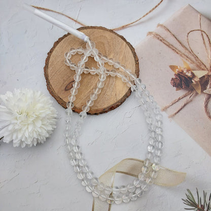 Crystal Quartz Mala