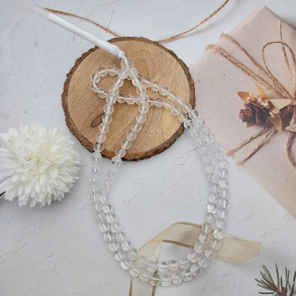 Crystal Quartz Mala