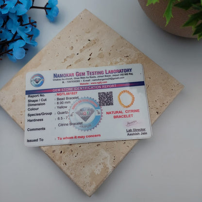 Citrine Heated Bracelet