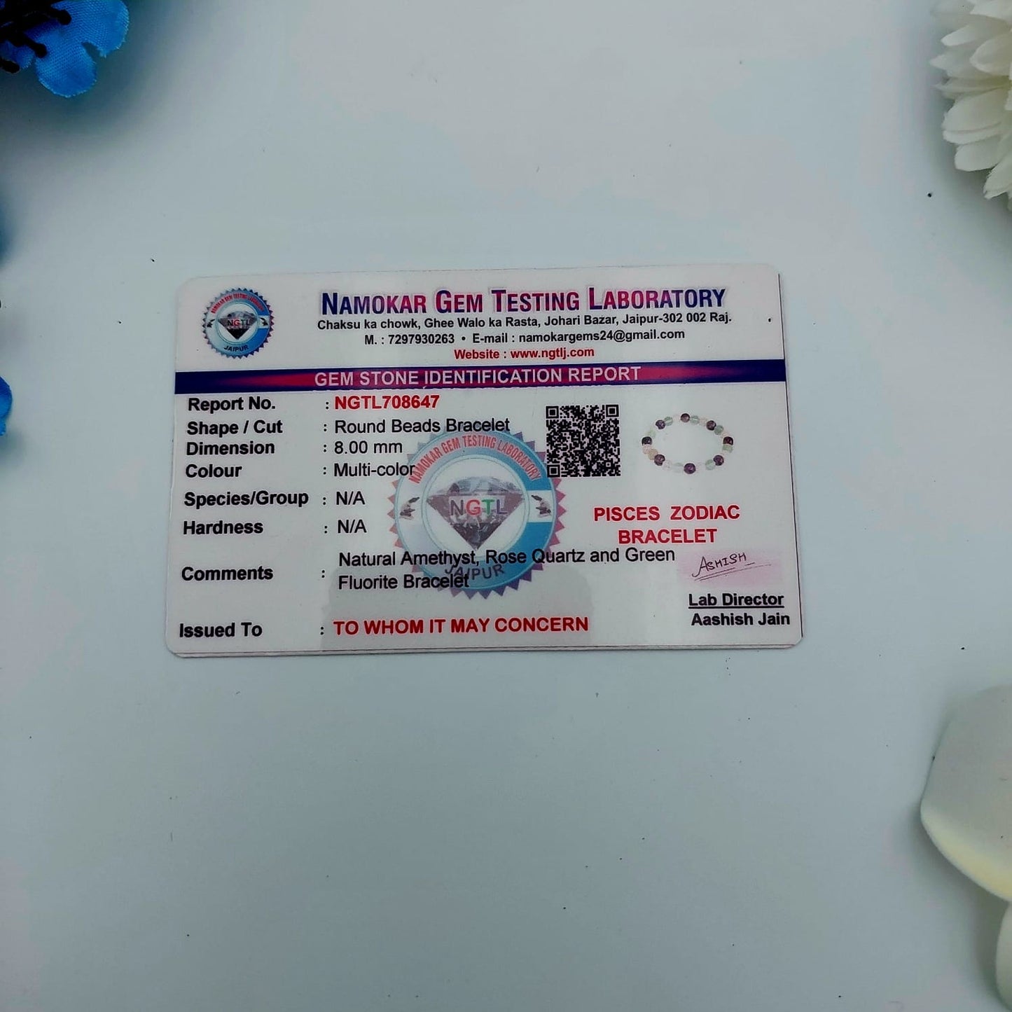 Pisces Zodiac Bracelet (February 19 – March 20)